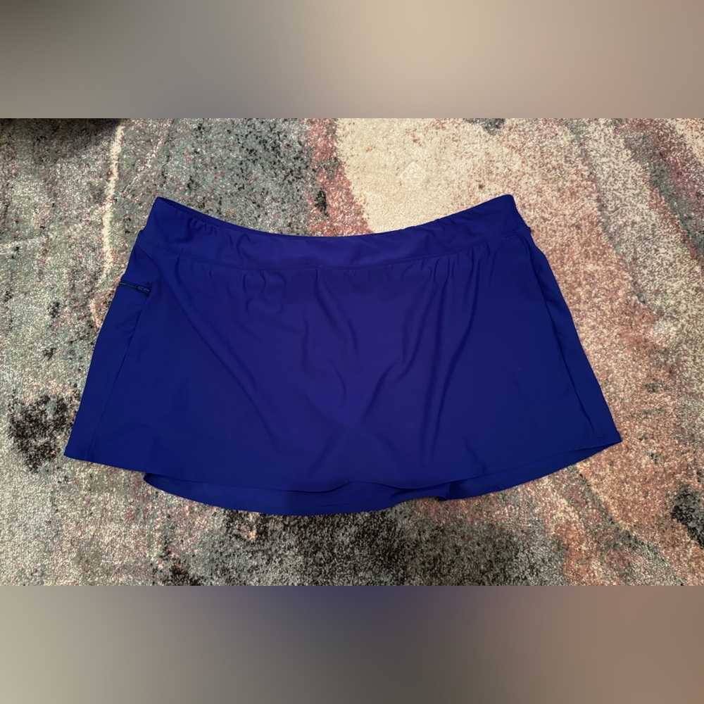 Swimsuits For All Blue Swim Skirt